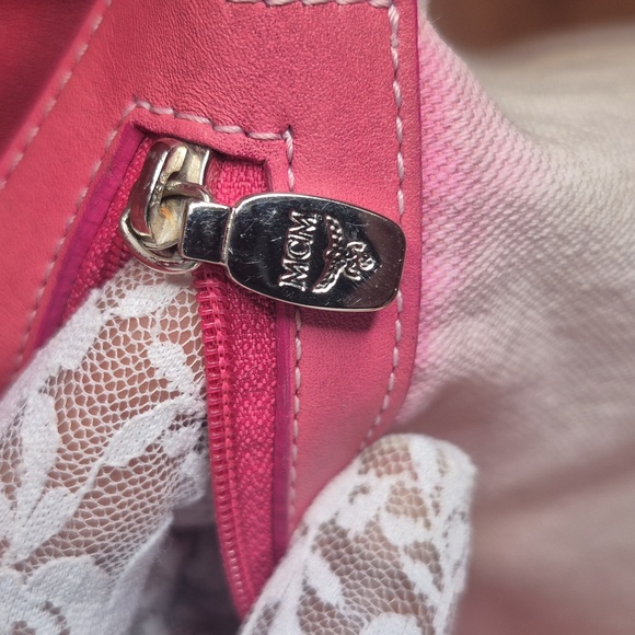 MCM Pink & White Tote Bag - Picture 7 of 17